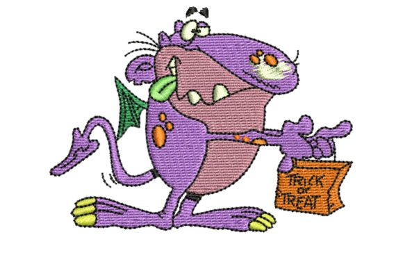 Funny Monster Embroidery Design Review for Boutique Sweatshirts