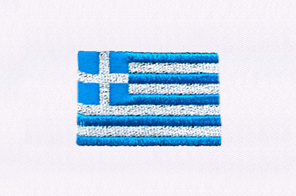 Greek Flag Embroidery Design Review for Personalized Gift Products