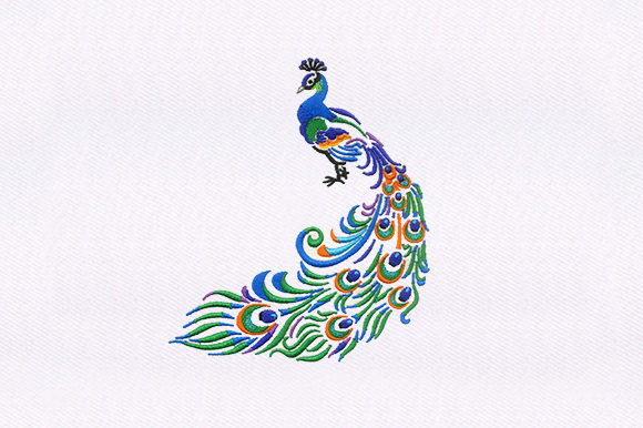 Indian Peacock: A Vibrant Seasonal Embroidery Design