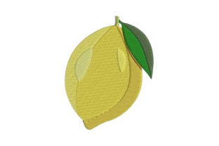Lemon Embroidery Design Review for Personalized Gift Products