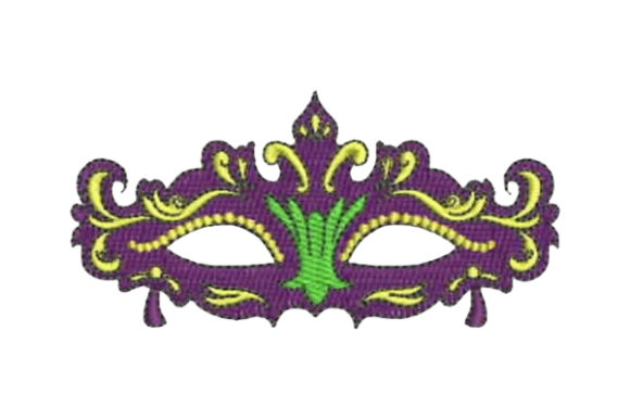 Mardi Gras Mask Embroidery Design Review
