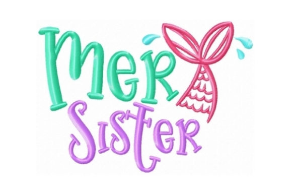 Mersister: A Joyful Embroidery Design for Seasonal Creations