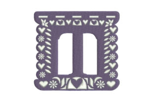 Papel Picado Alphabet T Review for Embroidery Projects